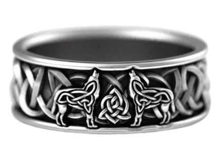 Viking Ring 'Wolf's Howl'